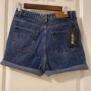 Nasty Gal High waisted denim shorts